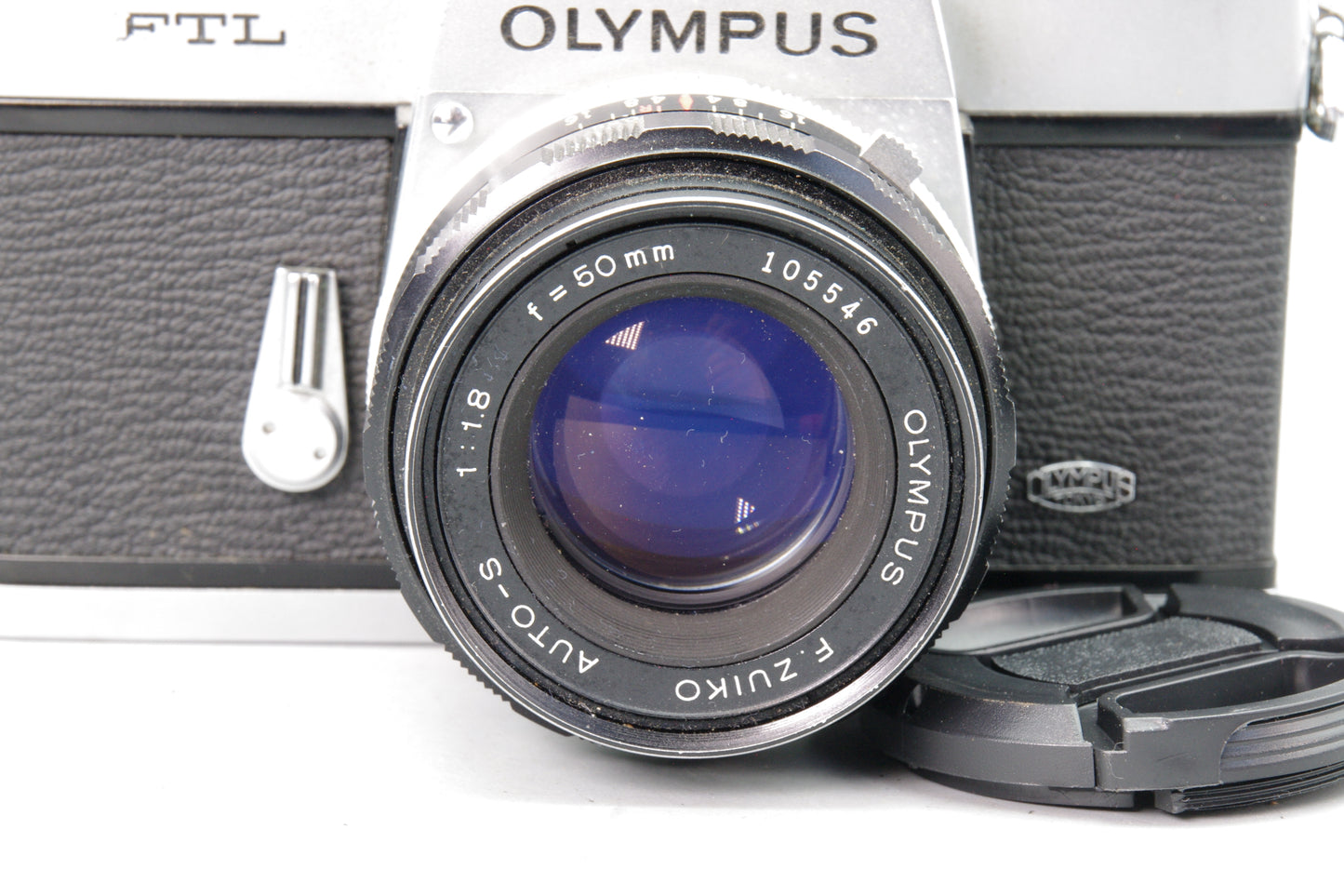 Olympus FTL 35mm SLR Camera with 50mm f/1.8 Auto‑S Lens – Tested – Excellent