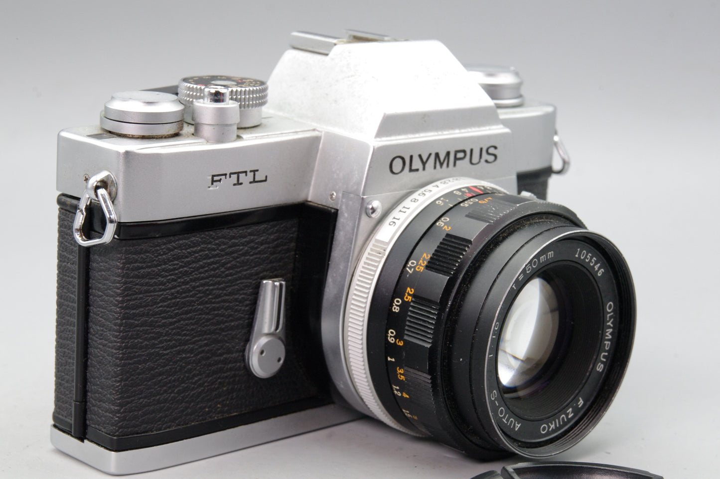 Olympus FTL 35mm SLR Camera with 50mm f/1.8 Auto‑S Lens – Tested – Excellent