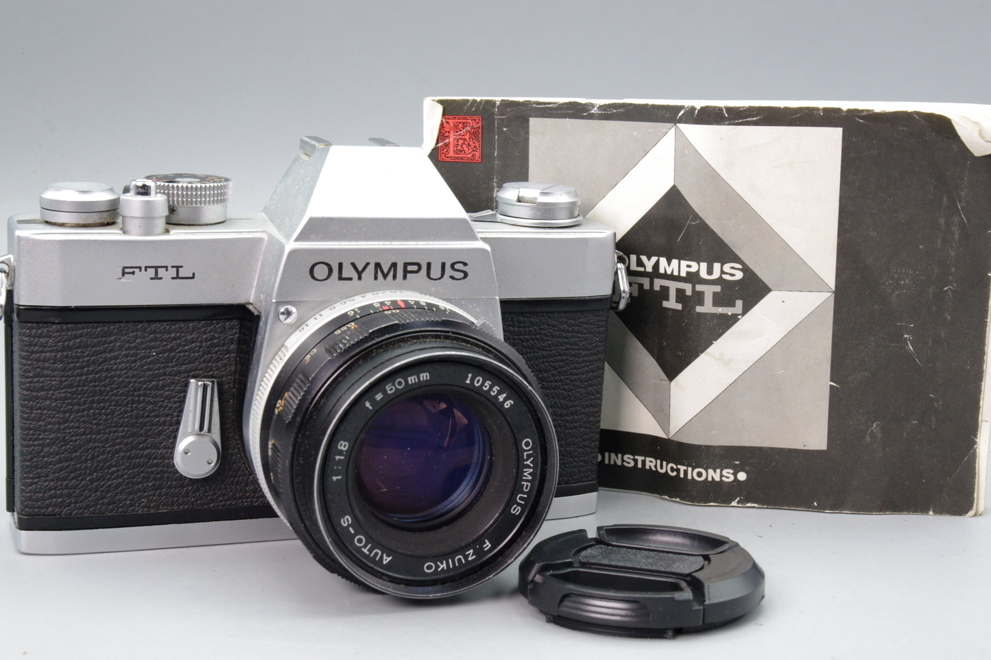 Olympus FTL 35mm SLR Camera with 50mm f/1.8 Auto‑S Lens – Tested – Excellent