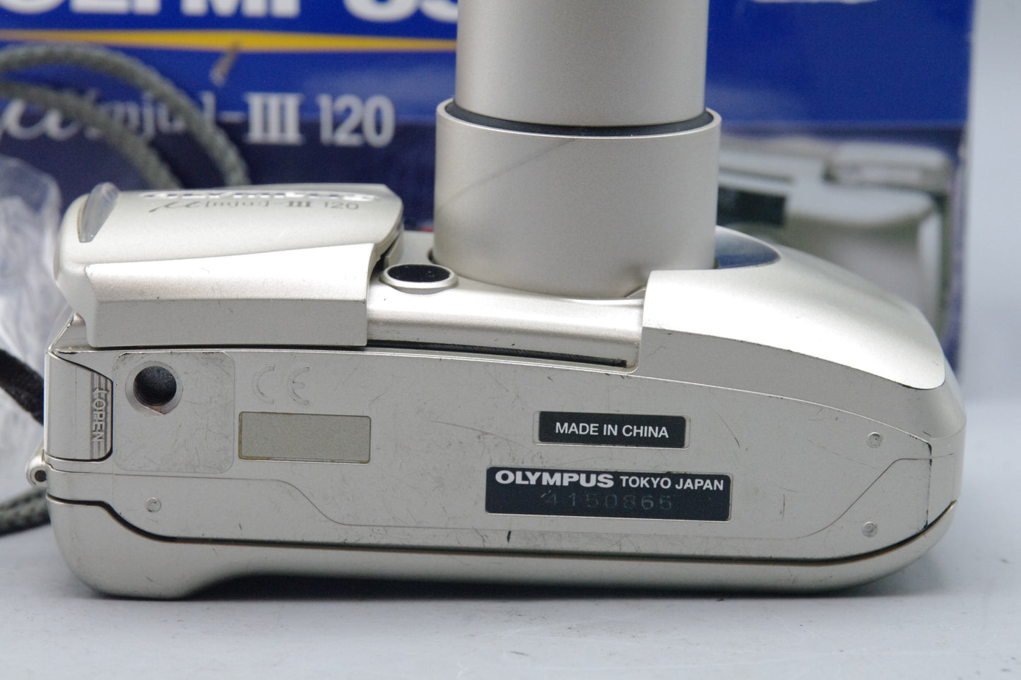 Olympus MJU III Zoom 120 35mm Film Camera – Compact All Weather – VGC – Boxed