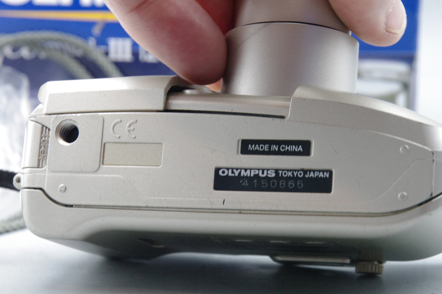 Olympus MJU III Zoom 120 35mm Film Camera – Compact All Weather – VGC – Boxed