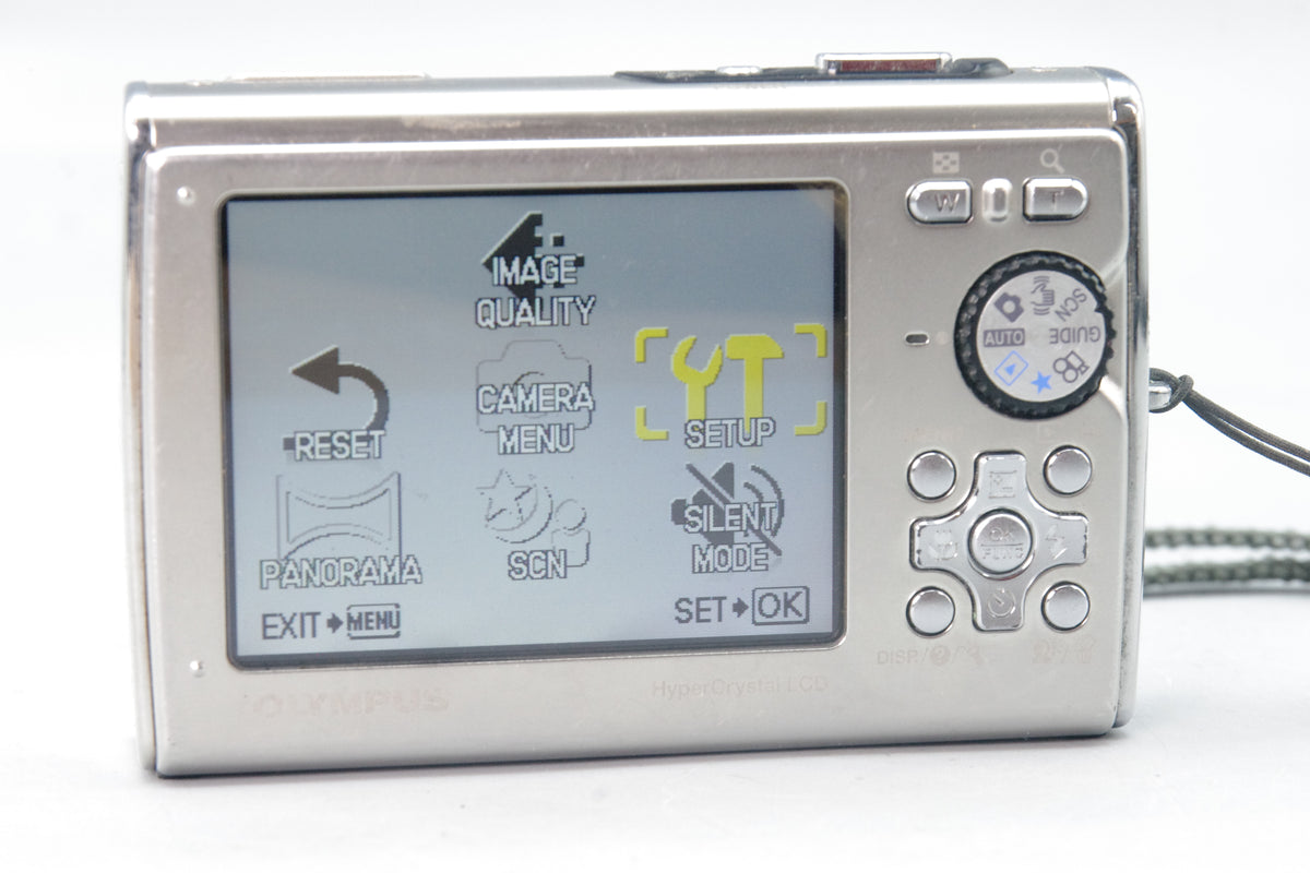 Olympus MJU 1030SW Compact Digital Camera – Tested – USB Charger – Very Good