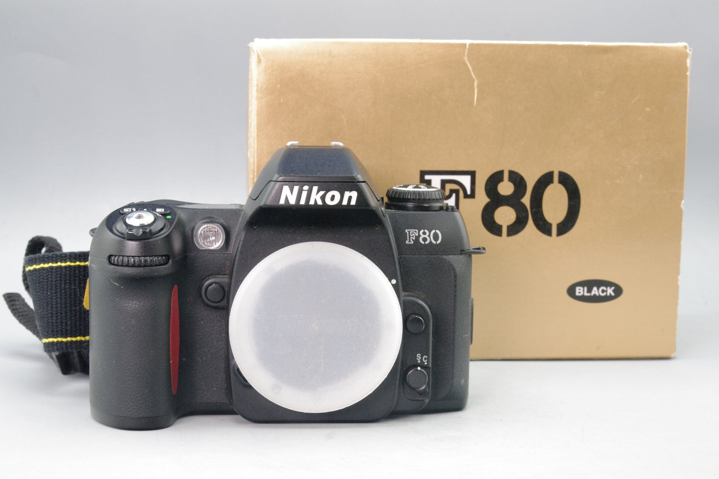 Nikon F80 35mm Film SLR – Boxed – Very Nice Condition – Minor Tackiness to Back
