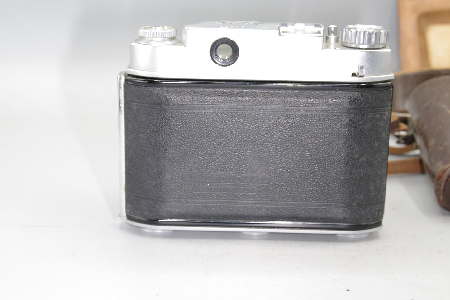 Very Rare Takane Sisley 3A Folding Rangefinder Camera with 75mm F/3.5 Lens and Case