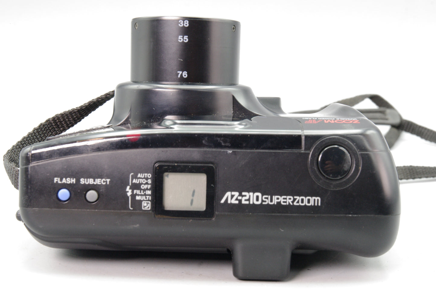 Olympus AZ‑210 Super Zoom 35mm Film Camera – Tested &amp; Working