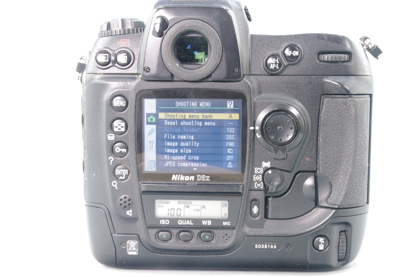 Nikon D2X DSLR Camera – Boxed – S/C 17049 – Battery & Charger – Excellent Pro Body