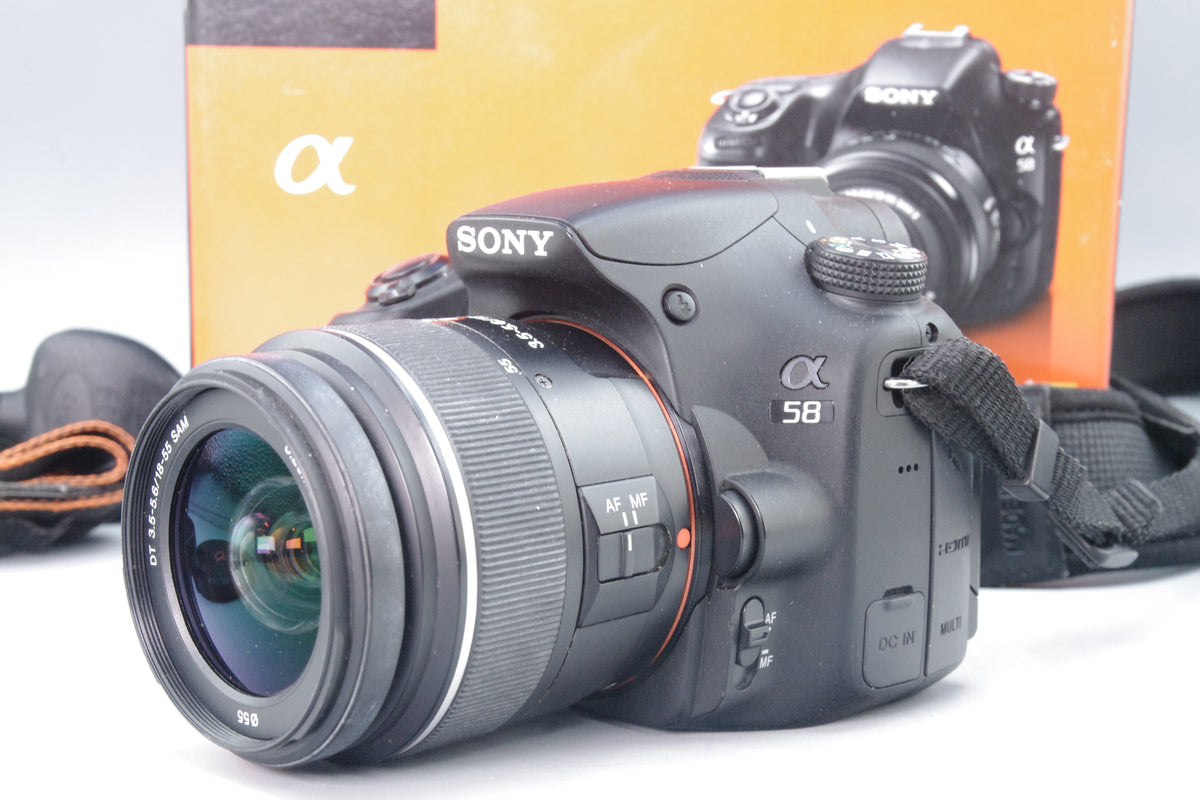 Sony A58 20MP DSLR‑Style Camera + Sony DT 18–55mm Lens – Boxed – S/C 6823