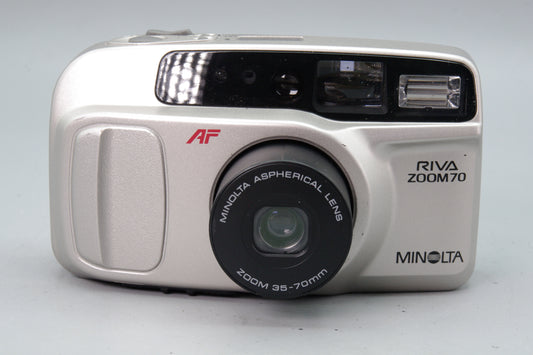 Minolta Riva Zoom 70 35mm Compact Camera – Very Good Condition