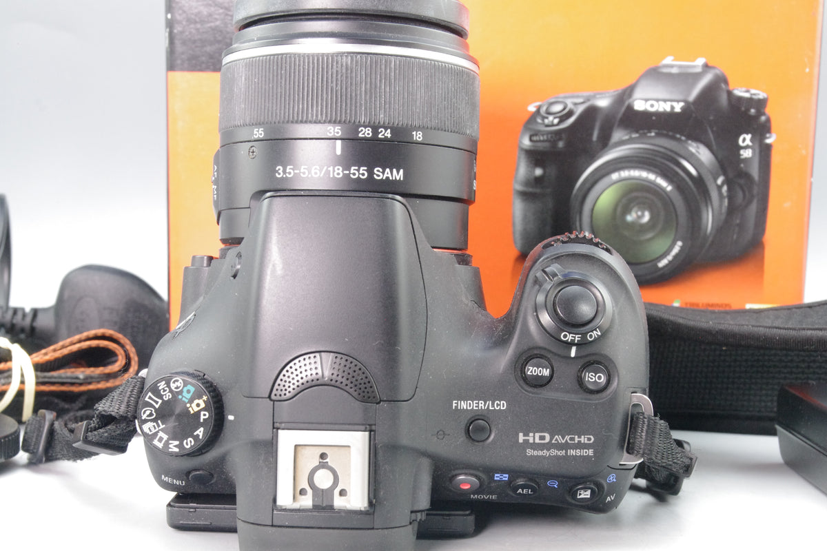 Sony A58 20MP DSLR‑Style Camera + Sony DT 18–55mm Lens – Boxed – S/C 6823
