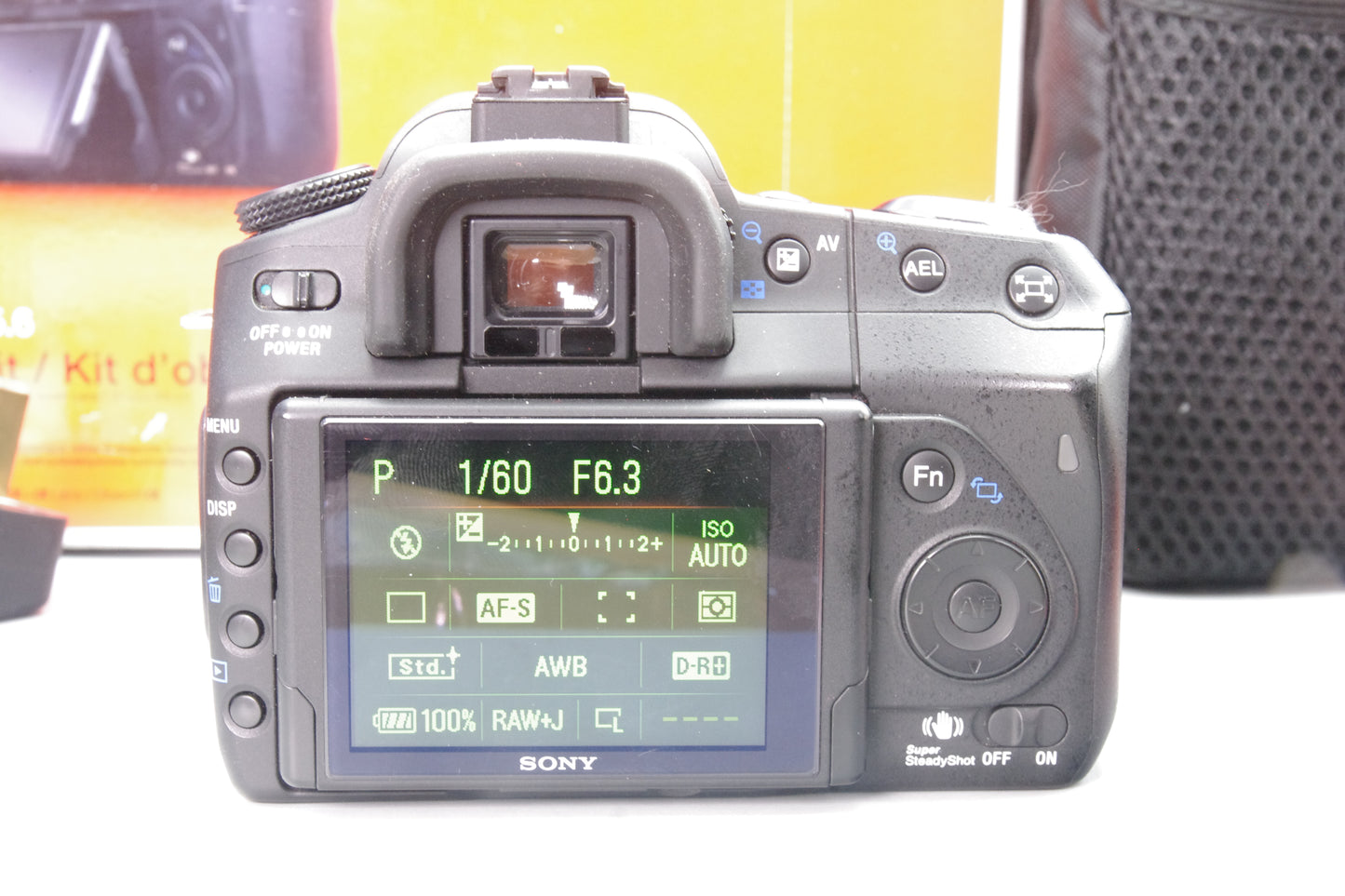 Sony Alpha A350 14.2MP DSLR with 18–70mm Lens – Boxed – Case, Charger, Hood