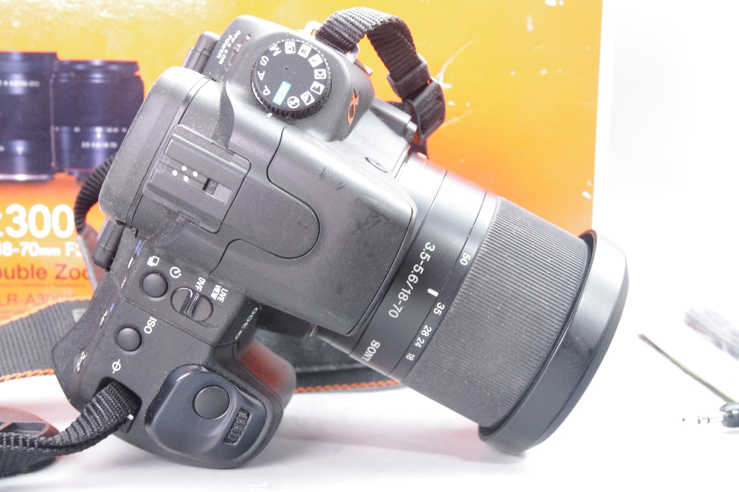 Sony Alpha A300 10.2MP DSLR Camera with 18–70mm Lens – Boxed – Hood & Battery
