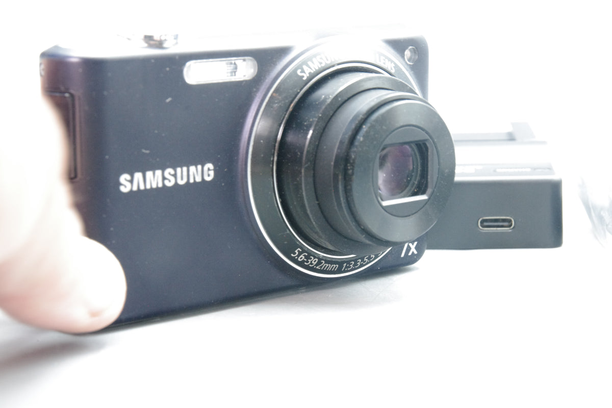 Samsung PL201 14MP Compact Digital Camera – Tested – USB Charger – Very Good