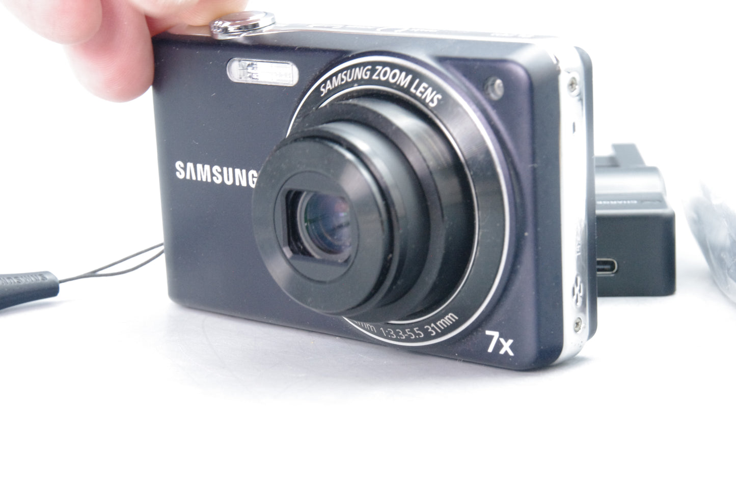 Samsung PL201 14MP Compact Digital Camera – Tested – USB Charger – Very Good