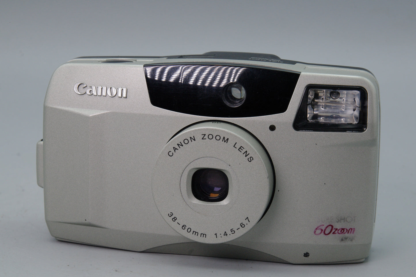 Canon Sure Shot 60 Zoom 35mm Film Camera – Tested – Very Good Condition