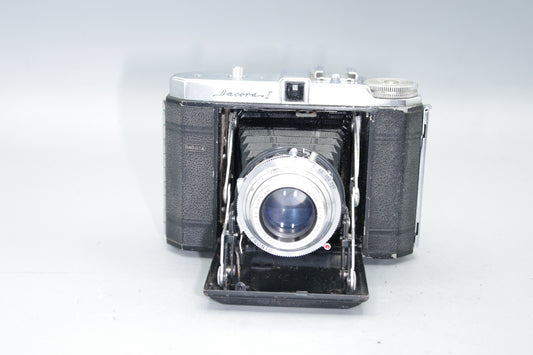 Dacora I Folding Camera – 75mm f/3.5 Lens, 120 Film, Vario Shutter, VGC
