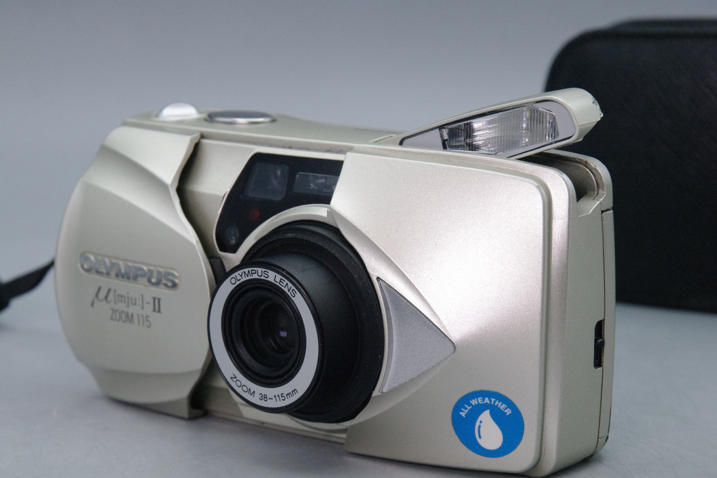 Olympus MJU II Zoom 115 35mm Film Camera with Case – Tested – VGC