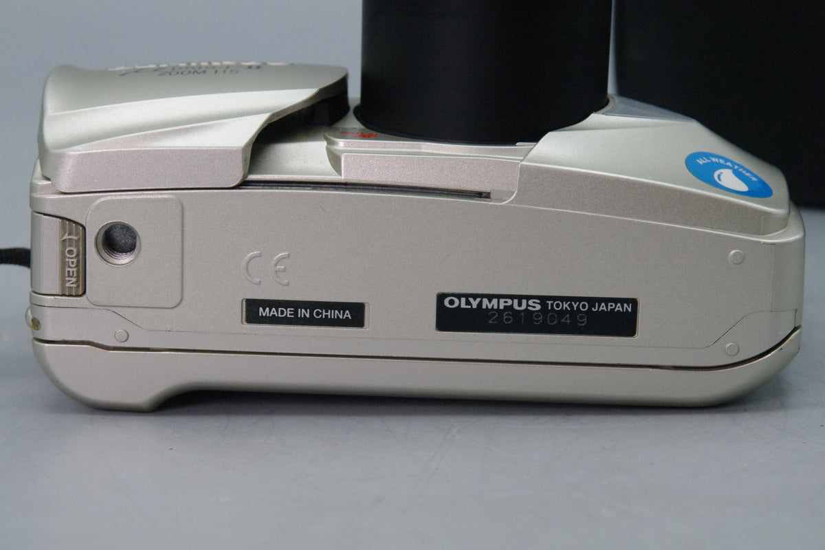 Olympus MJU II Zoom 115 35mm Film Camera with Case – Tested – VGC