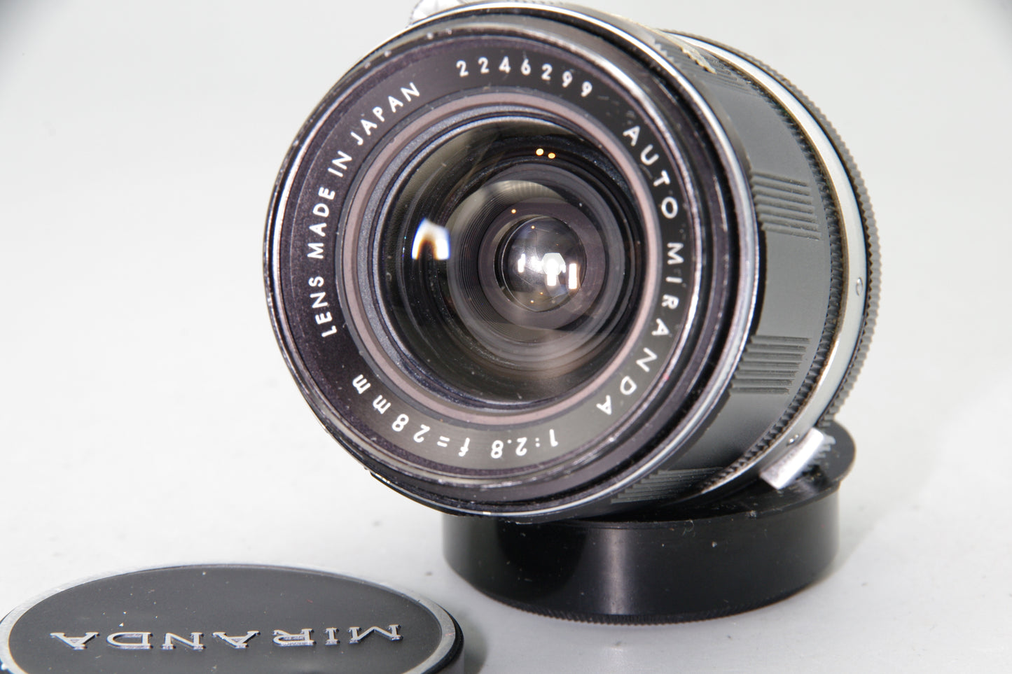 Auto Miranda 28mm F2.8 Lens – Miranda Bayonet – Very Good