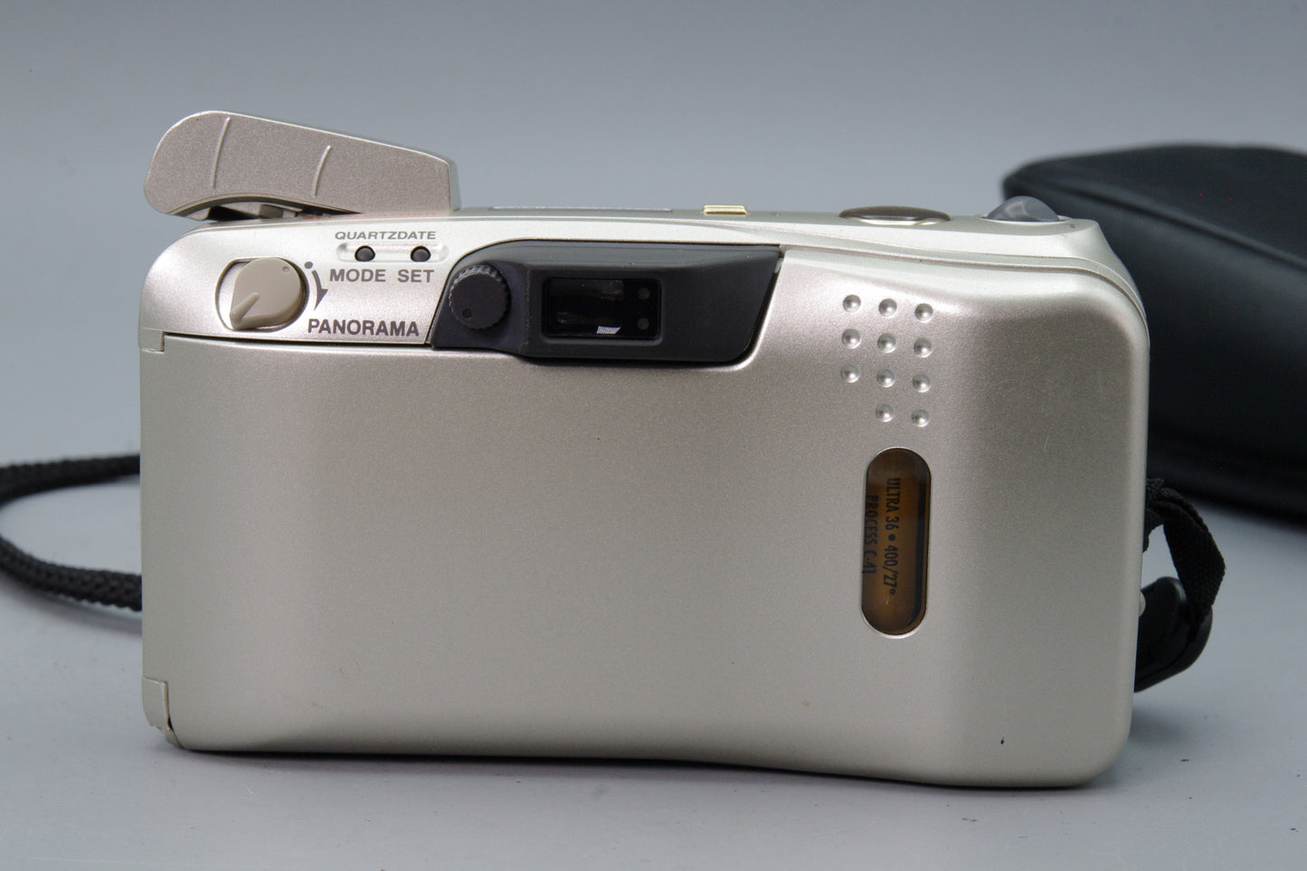 Olympus MJU Zoom 140 Deluxe Champage 35mm Film Camera – Tested – EXC
