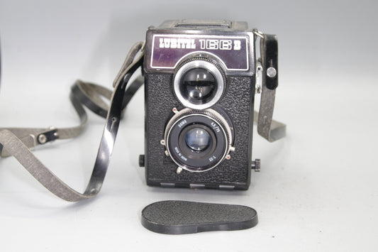 Lubitel 166B LOMO 120 TLR Camera – 75mm f/4.5 Lens, Medium Format, VGC