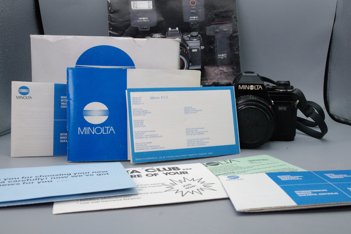 Minolta X‑700 35mm SLR with 50mm f/1.7 Lens – Tested – New Batteries – Boxed