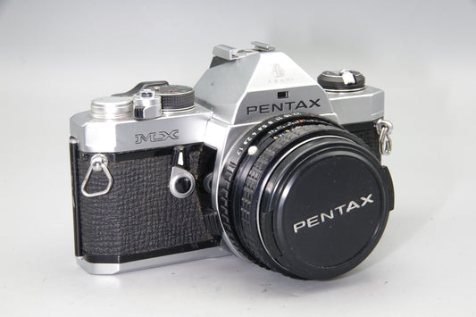 Pentax MX 35mm SLR + SMC 50mm f/1.7 Lens – Fully Working - VGC