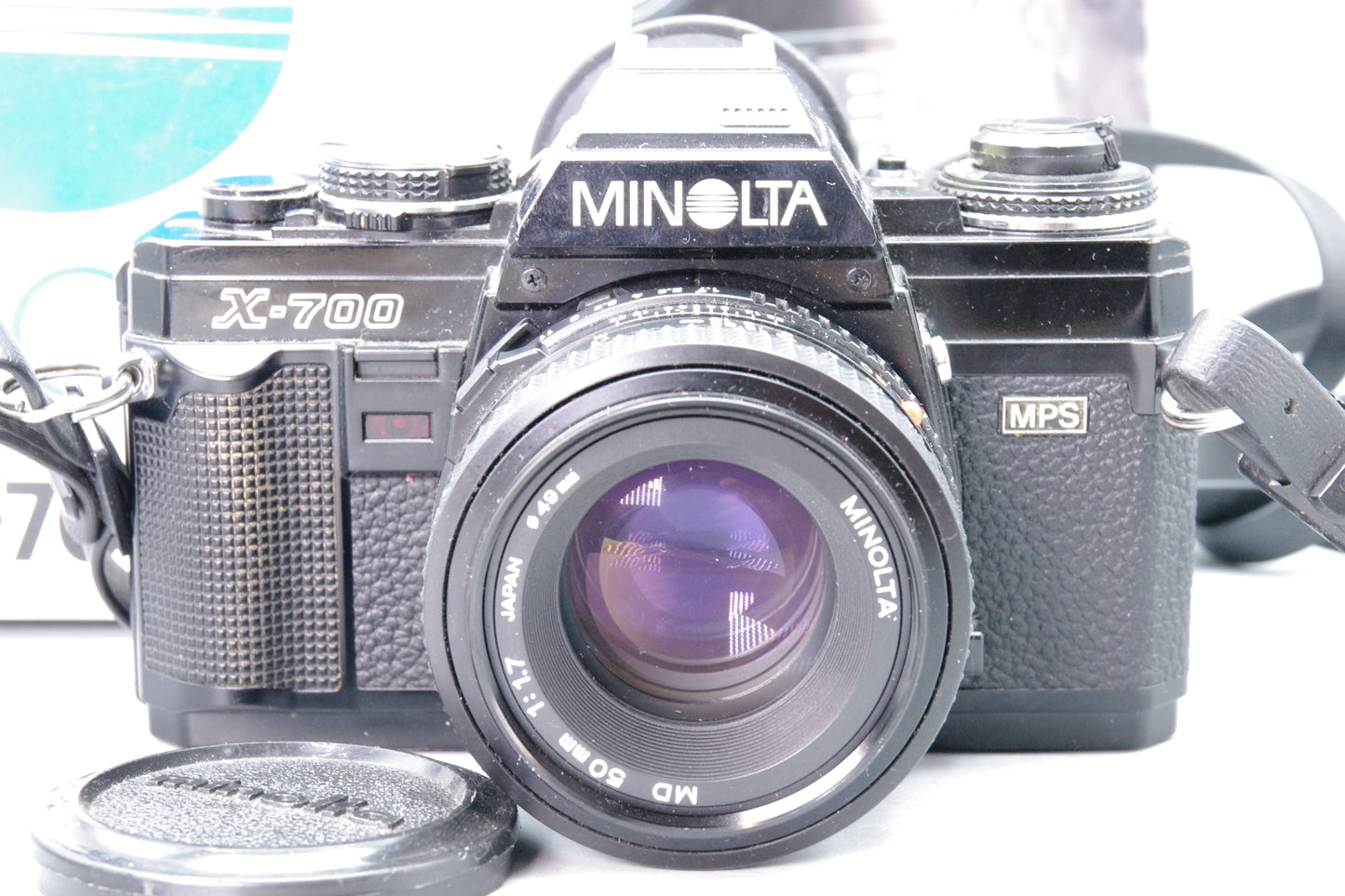 Minolta X‑700 35mm SLR with 50mm f/1.7 Lens – Tested – New Batteries – Boxed