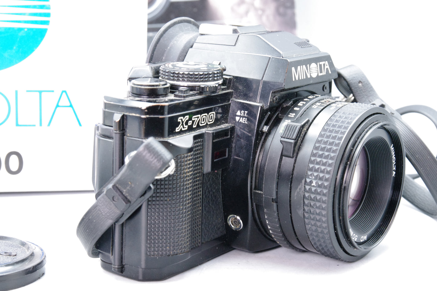 Minolta X‑700 35mm SLR with 50mm f/1.7 Lens – Tested – New Batteries – Boxed