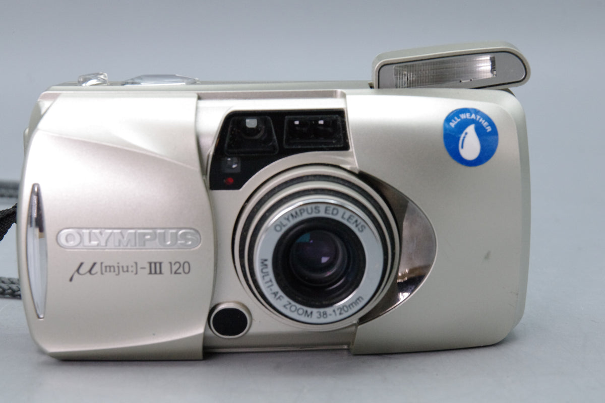 Olympus MJU III Zoom 120 35mm Film Camera – All Weather - Excellent