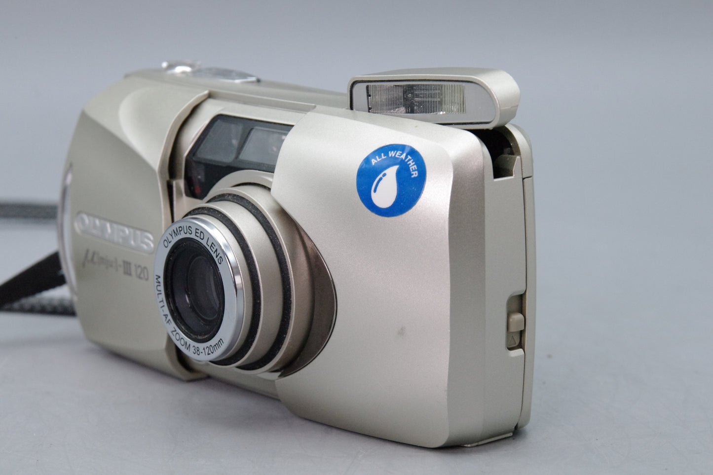 Olympus MJU III Zoom 120 35mm Film Camera – All Weather - Excellent