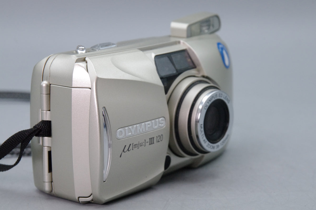 Olympus MJU III Zoom 120 35mm Film Camera – All Weather - Excellent