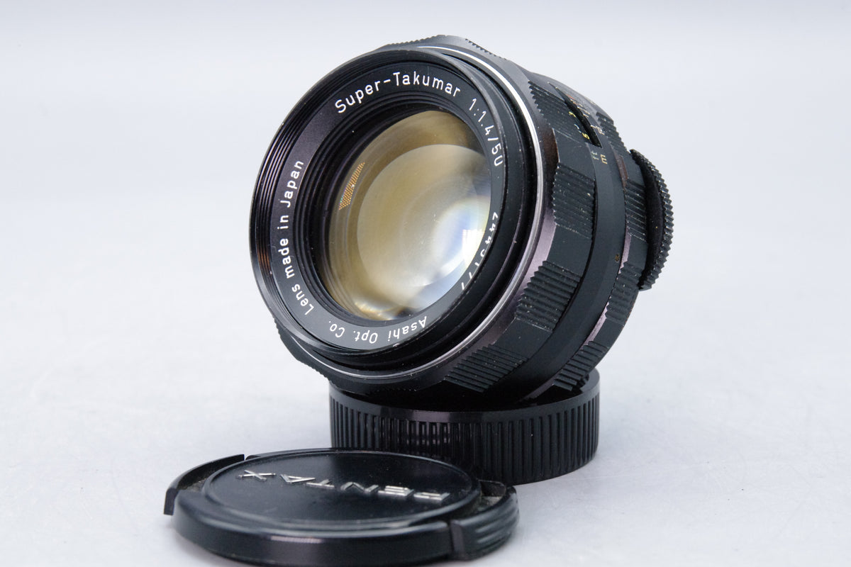 Asahi Super‑Takumar 50mm f/1.4 Lens – M42 Mount – Both Caps – Excellent