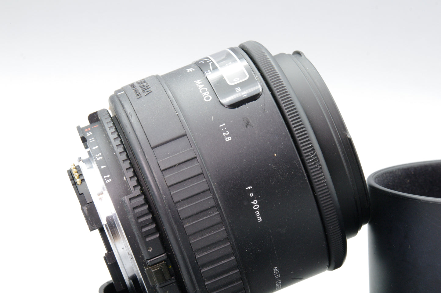Sigma 90mm f/2.8 Macro AF Lens – Nikon F Mount – Tested & Working – Very Good