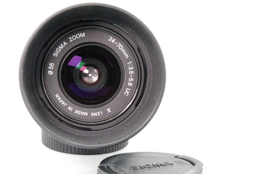 Sigma 24‑70mm f/3.5‑5.6 UC AF Lens – Nikon F Mount – Tested & Working – VGC