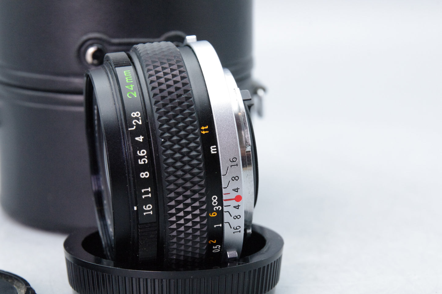 Olympus Zuiko Auto‑W 24mm f/2.8 Lens – OM Mount Wide Angle – Excellent