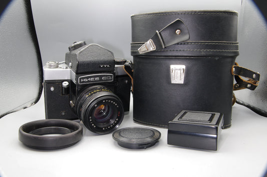 Kiev 60 6x6 Medium Format Camera with Volna‑3 80mm f/2.8 Lens – Working