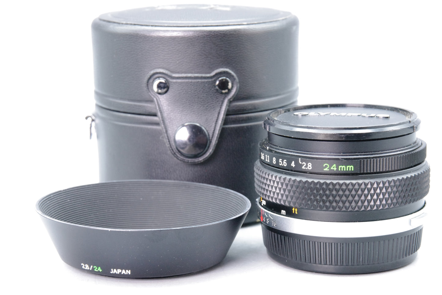 Olympus Zuiko Auto‑W 24mm f/2.8 Lens – OM Mount Wide Angle – Excellent