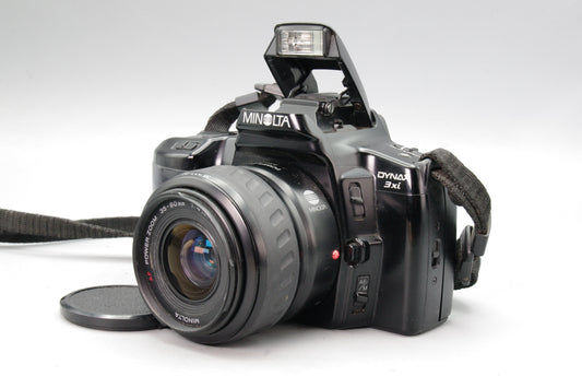 Minolta Dynax 3xi 35mm SLR + 35‑80mm f/4‑5.6 Power Zoom – Tested & Working – VGC