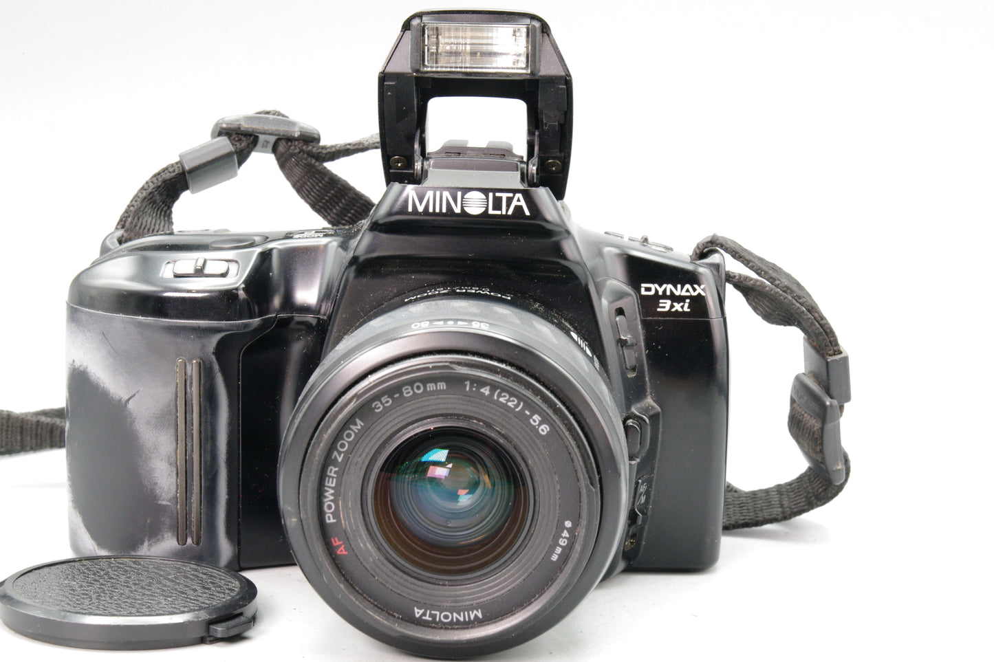 Minolta Dynax 3xi 35mm SLR + 35‑80mm f/4‑5.6 Power Zoom – Tested & Working – VGC