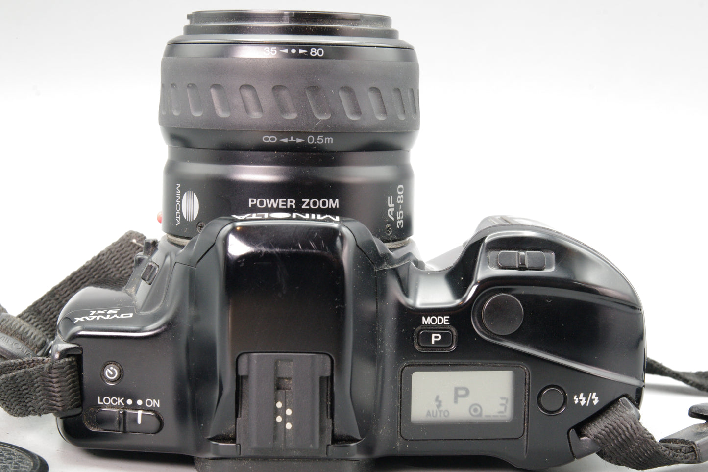 Minolta Dynax 3xi 35mm SLR + 35‑80mm f/4‑5.6 Power Zoom – Tested & Working – VGC