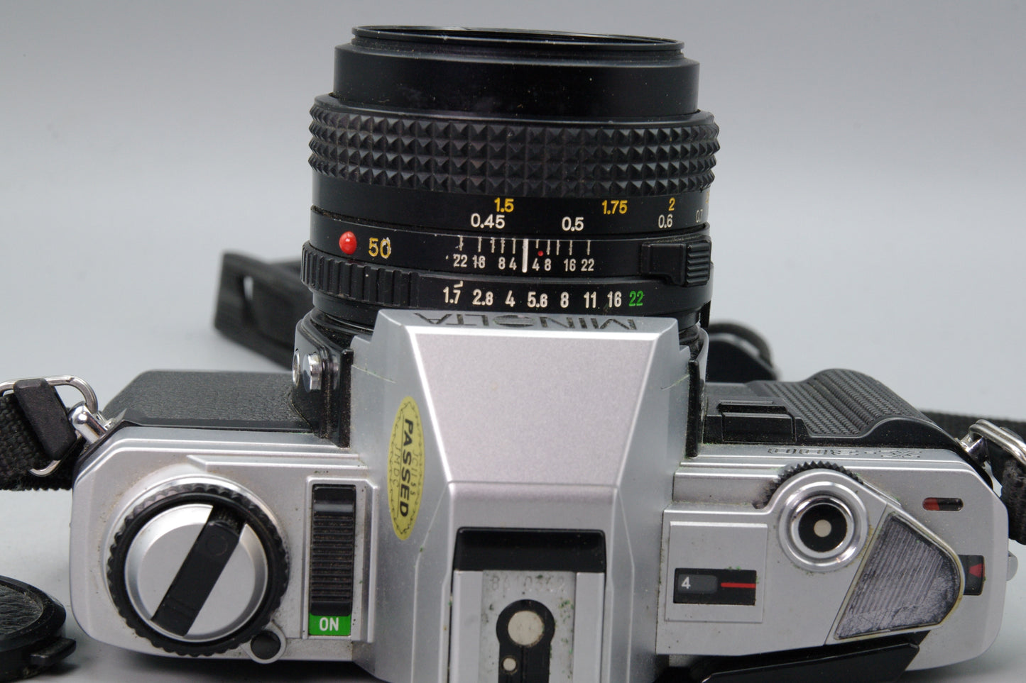 Minolta X‑300 35mm SLR with MD 50mm f/1.7 Lens – Tested & Working – Excellent