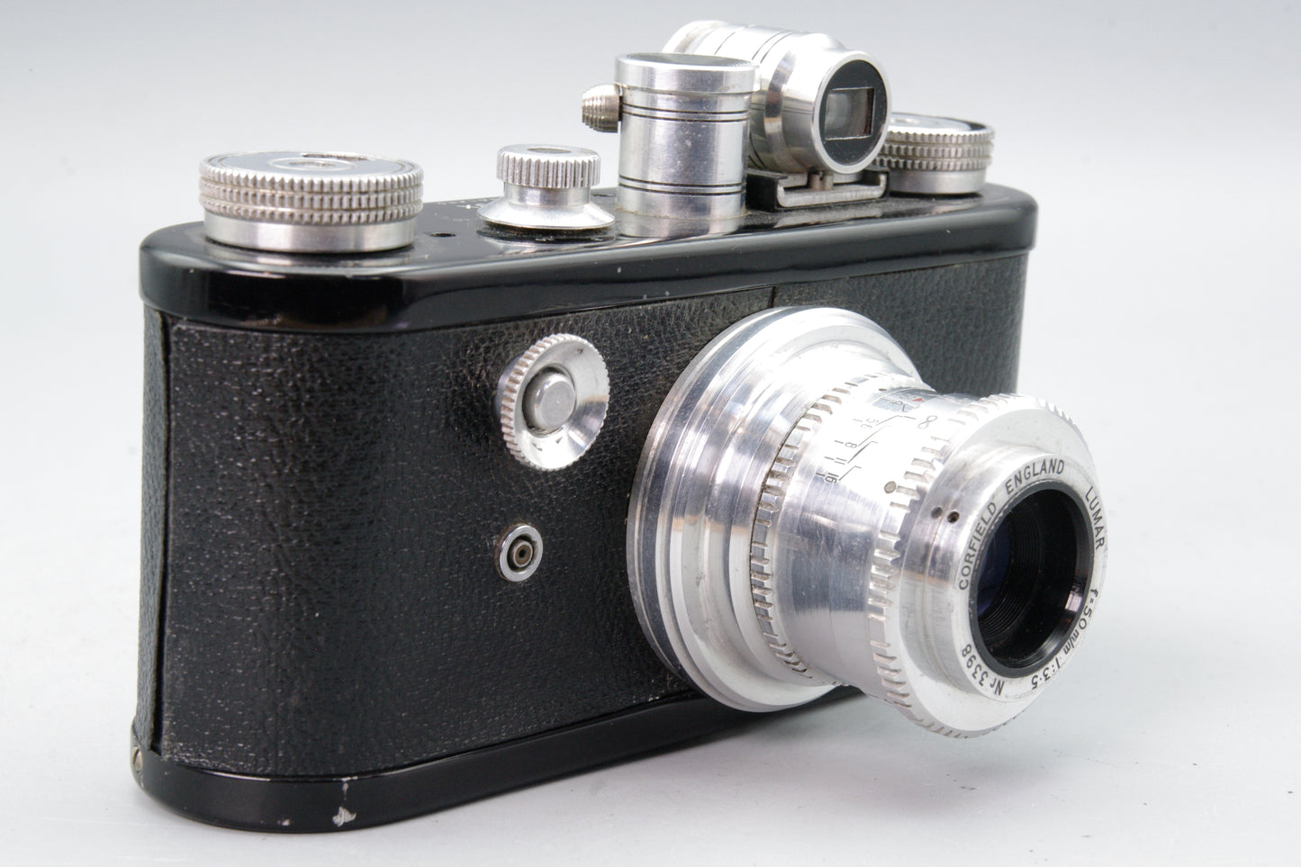 Corfield Periflex 1 35mm Camera with 50mm f/3.5 Lumar Lens – Excellent