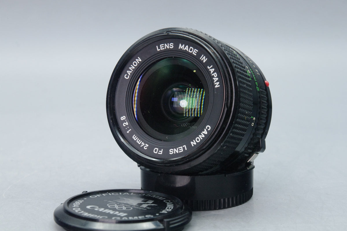 Canon FD 24mm f/2.8 Wide-Angle Lens – Excellent Condition with Caps