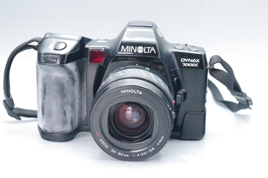 Minolta Dynax 7000i with Minolta 35–80mm f/4–5.6 Lens – Tested – VGC