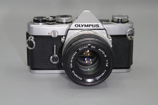 Olympus OM1 35mm SLR Camera with 50mm F/1.8 Lens - Excellent