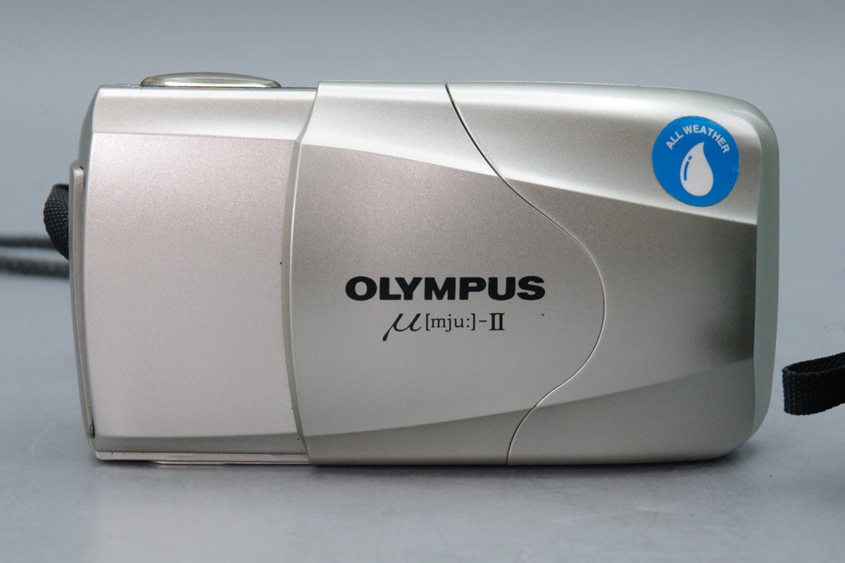 Olympus MJU II Champagne 35mm Camera with 35mm f2.8 Lens Excellent