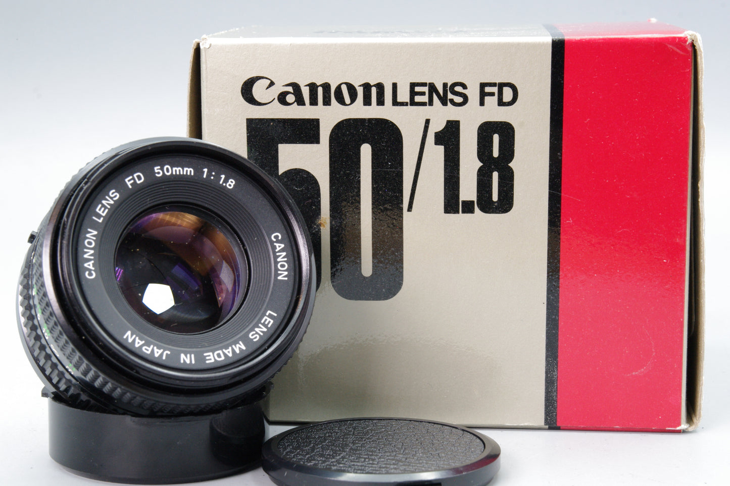 Canon FDn 50mm f/1.8 Standard Prime Lens – Boxed – FD Mount – Excellent