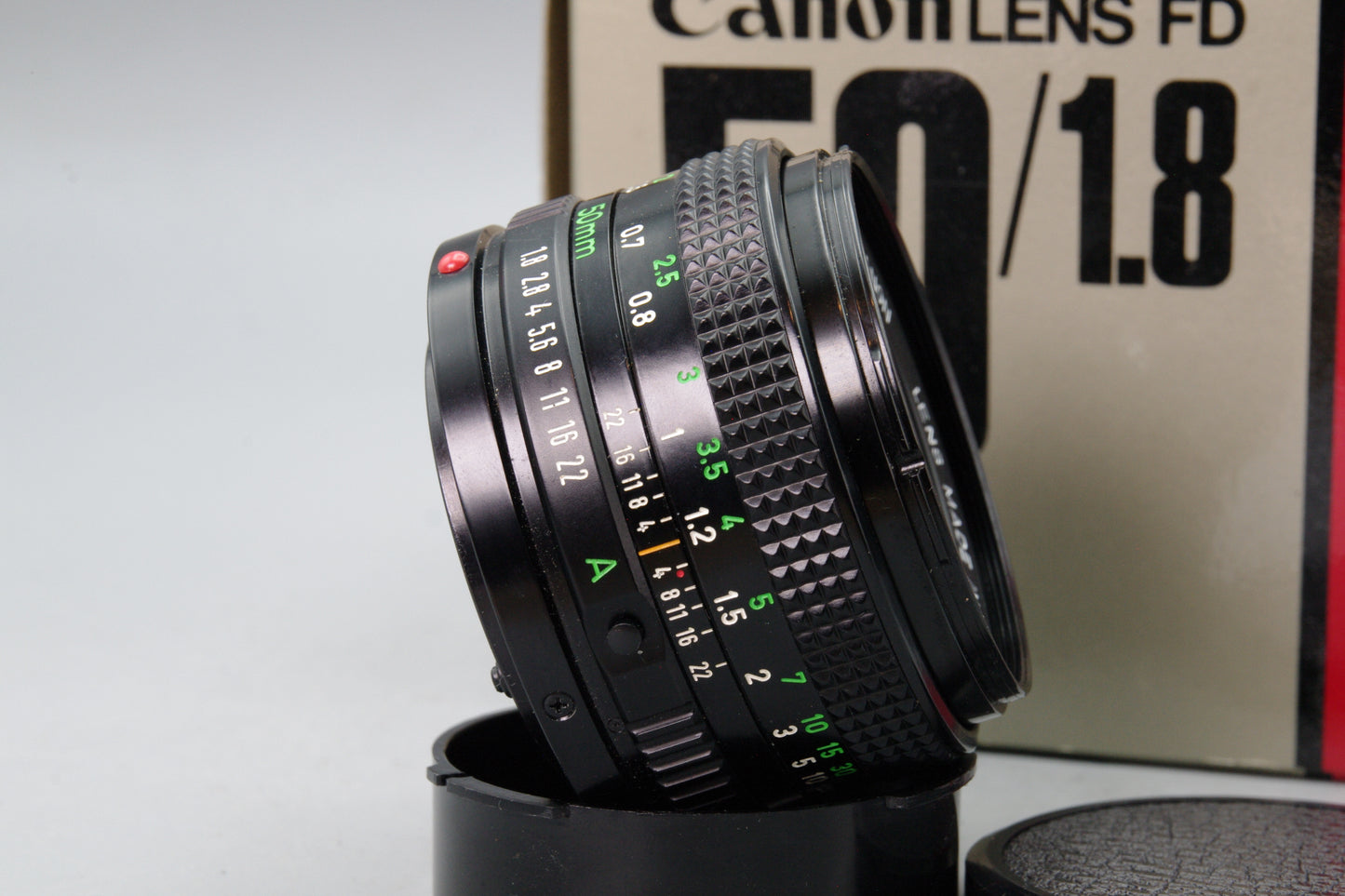 Canon FDn 50mm f/1.8 Standard Prime Lens – Boxed – FD Mount – Excellent