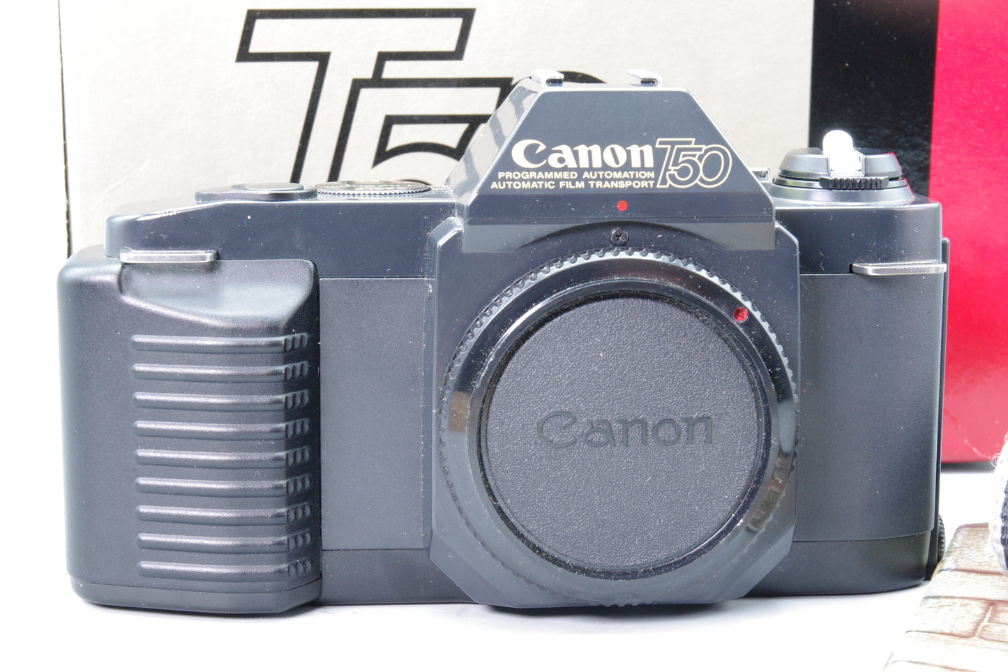 Canon T50 35mm SLR – Boxed with Strap & Instructions – Tested & Working – Excellent