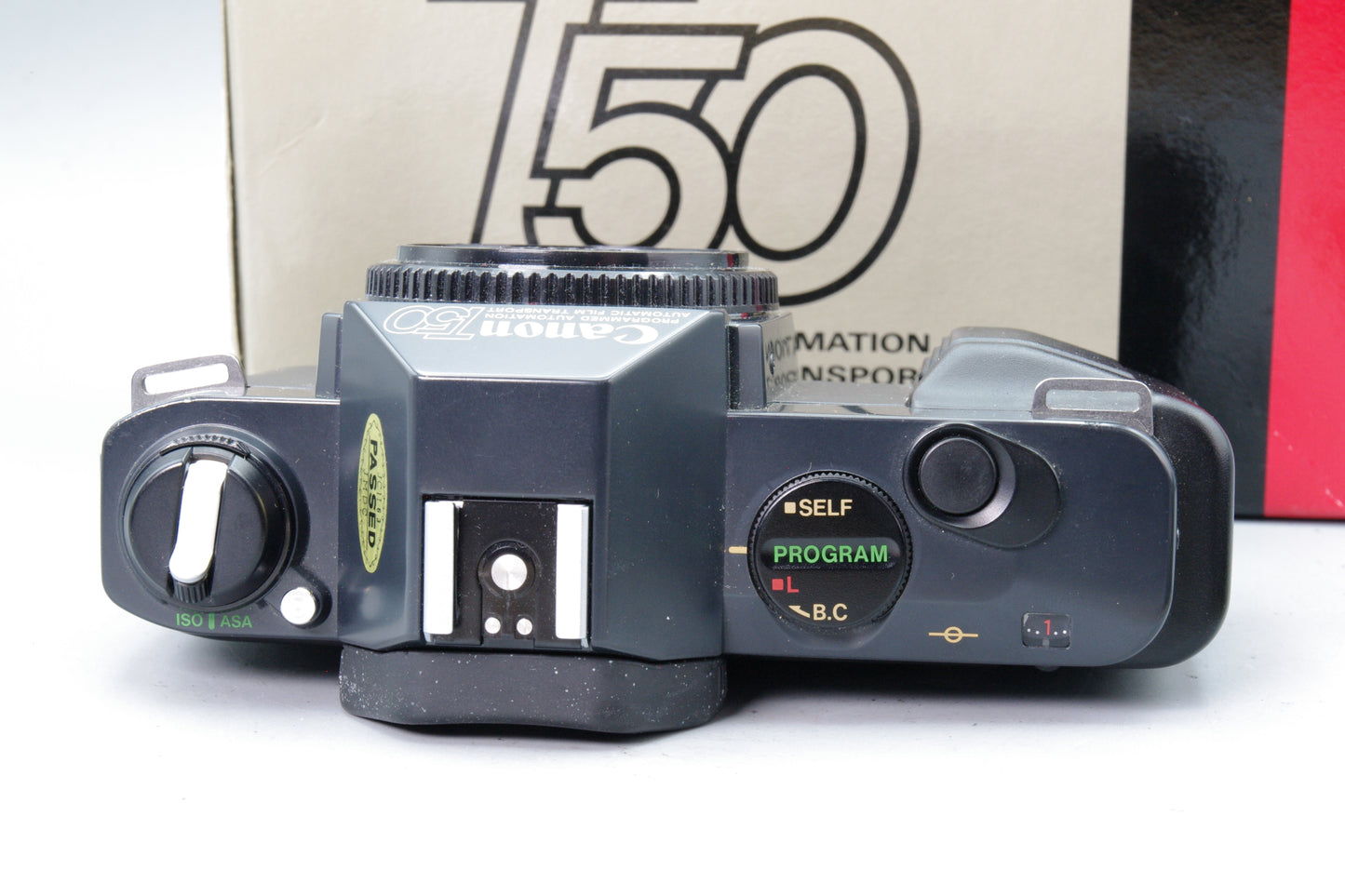 Canon T50 35mm SLR – Boxed with Strap & Instructions – Tested & Working – Excellent